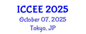 International Conference on Civil and Environmental Engineering (ICCEE) October 07, 2025 - Tokyo, Japan