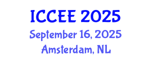 International Conference on Civil and Environmental Engineering (ICCEE) September 16, 2025 - Amsterdam, Netherlands