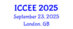 International Conference on Civil and Environmental Engineering (ICCEE) September 23, 2025 - London, United Kingdom