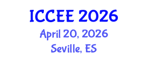 International Conference on Civil and Environmental Engineering (ICCEE) April 20, 2026 - Seville, Spain International Conference on Civil and Environmental Engineering (ICCEE) April 20, 2026 - Seville, Spain