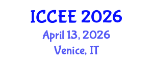 International Conference on Civil and Environmental Engineering (ICCEE) April 13, 2026 - Venice, Italy International Conference on Civil and Environmental Engineering (ICCEE) April 13, 2026 - Venice, Italy
