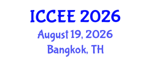 International Conference on Civil and Environmental Engineering (ICCEE) August 19, 2026 - Bangkok, Thailand