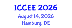 International Conference on Civil and Environmental Engineering (ICCEE) August 14, 2026 - Hamburg, Germany International Conference on Civil and Environmental Engineering (ICCEE) August 14, 2026 - Hamburg, Germany