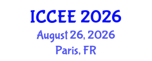 International Conference on Civil and Environmental Engineering (ICCEE) August 26, 2026 - Paris, France International Conference on Civil and Environmental Engineering (ICCEE) August 26, 2026 - Paris, France