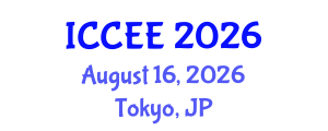 International Conference on Civil and Environmental Engineering (ICCEE) August 16, 2026 - Tokyo, Japan International Conference on Civil and Environmental Engineering (ICCEE) August 16, 2026 - Tokyo, Japan