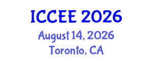 International Conference on Civil and Environmental Engineering (ICCEE) August 14, 2026 - Toronto, Canada International Conference on Civil and Environmental Engineering (ICCEE) August 14, 2026 - Toronto, Canada