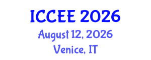 International Conference on Civil and Environmental Engineering (ICCEE) August 12, 2026 - Venice, Italy International Conference on Civil and Environmental Engineering (ICCEE) August 12, 2026 - Venice, Italy