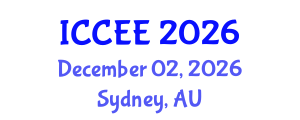 International Conference on Civil and Environmental Engineering (ICCEE) December 02, 2026 - Sydney, Australia International Conference on Civil and Environmental Engineering (ICCEE) December 02, 2026 - Sydney, Australia