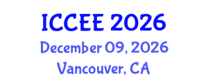 International Conference on Civil and Environmental Engineering (ICCEE) December 09, 2026 - Vancouver, Canada