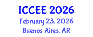 International Conference on Civil and Environmental Engineering (ICCEE) February 23, 2026 - Buenos Aires, Argentina International Conference on Civil and Environmental Engineering (ICCEE) February 23, 2026 - Buenos Aires, Argentina