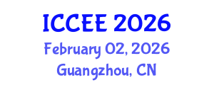 International Conference on Civil and Environmental Engineering (ICCEE) February 02, 2026 - Guangzhou, China International Conference on Civil and Environmental Engineering (ICCEE) February 02, 2026 - Guangzhou, China