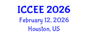 International Conference on Civil and Environmental Engineering (ICCEE) February 12, 2026 - Houston, United States International Conference on Civil and Environmental Engineering (ICCEE) February 12, 2026 - Houston, United States