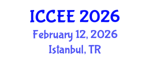 International Conference on Civil and Environmental Engineering (ICCEE) February 12, 2026 - Istanbul, Turkey International Conference on Civil and Environmental Engineering (ICCEE) February 12, 2026 - Istanbul, Turkey