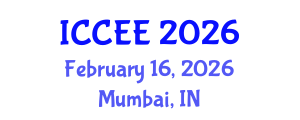 International Conference on Civil and Environmental Engineering (ICCEE) February 16, 2026 - Mumbai, India International Conference on Civil and Environmental Engineering (ICCEE) February 16, 2026 - Mumbai, India
