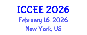 International Conference on Civil and Environmental Engineering (ICCEE) February 16, 2026 - New York, United States International Conference on Civil and Environmental Engineering (ICCEE) February 16, 2026 - New York, United States