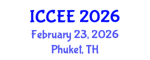 International Conference on Civil and Environmental Engineering (ICCEE) February 23, 2026 - Phuket, Thailand International Conference on Civil and Environmental Engineering (ICCEE) February 23, 2026 - Phuket, Thailand