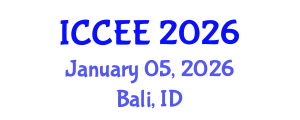 International Conference on Civil and Environmental Engineering (ICCEE) January 05, 2026 - Bali, Indonesia International Conference on Civil and Environmental Engineering (ICCEE) January 05, 2026 - Bali, Indonesia