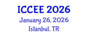 International Conference on Civil and Environmental Engineering (ICCEE) January 26, 2026 - Istanbul, Turkey International Conference on Civil and Environmental Engineering (ICCEE) January 26, 2026 - Istanbul, Turkey
