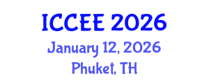 International Conference on Civil and Environmental Engineering (ICCEE) January 12, 2026 - Phuket, Thailand International Conference on Civil and Environmental Engineering (ICCEE) January 12, 2026 - Phuket, Thailand
