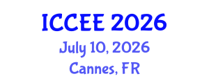 International Conference on Civil and Environmental Engineering (ICCEE) July 10, 2026 - Cannes, France International Conference on Civil and Environmental Engineering (ICCEE) July 10, 2026 - Cannes, France