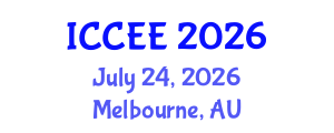 International Conference on Civil and Environmental Engineering (ICCEE) July 24, 2026 - Melbourne, Australia International Conference on Civil and Environmental Engineering (ICCEE) July 24, 2026 - Melbourne, Australia
