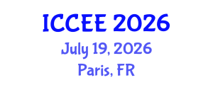 International Conference on Civil and Environmental Engineering (ICCEE) July 19, 2026 - Paris, France International Conference on Civil and Environmental Engineering (ICCEE) July 19, 2026 - Paris, France