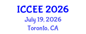 International Conference on Civil and Environmental Engineering (ICCEE) July 19, 2026 - Toronto, Canada International Conference on Civil and Environmental Engineering (ICCEE) July 19, 2026 - Toronto, Canada