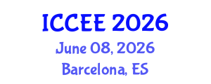 International Conference on Civil and Environmental Engineering (ICCEE) June 08, 2026 - Barcelona, Spain International Conference on Civil and Environmental Engineering (ICCEE) June 08, 2026 - Barcelona, Spain