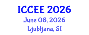 International Conference on Civil and Environmental Engineering (ICCEE) June 08, 2026 - Ljubljana, Slovenia International Conference on Civil and Environmental Engineering (ICCEE) June 08, 2026 - Ljubljana, Slovenia