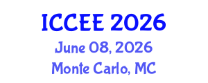 International Conference on Civil and Environmental Engineering (ICCEE) June 08, 2026 - Monte Carlo, Monaco International Conference on Civil and Environmental Engineering (ICCEE) June 08, 2026 - Monte Carlo, Monaco