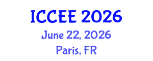 International Conference on Civil and Environmental Engineering (ICCEE) June 22, 2026 - Paris, France International Conference on Civil and Environmental Engineering (ICCEE) June 22, 2026 - Paris, France