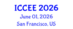 International Conference on Civil and Environmental Engineering (ICCEE) June 01, 2026 - San Francisco, United States International Conference on Civil and Environmental Engineering (ICCEE) June 01, 2026 - San Francisco, United States