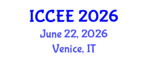 International Conference on Civil and Environmental Engineering (ICCEE) June 22, 2026 - Venice, Italy International Conference on Civil and Environmental Engineering (ICCEE) June 22, 2026 - Venice, Italy
