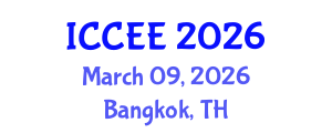 International Conference on Civil and Environmental Engineering (ICCEE) March 09, 2026 - Bangkok, Thailand