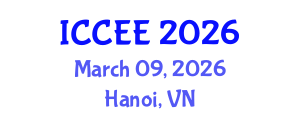 International Conference on Civil and Environmental Engineering (ICCEE) March 09, 2026 - Hanoi, Vietnam International Conference on Civil and Environmental Engineering (ICCEE) March 09, 2026 - Hanoi, Vietnam
