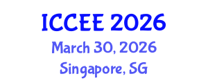 International Conference on Civil and Environmental Engineering (ICCEE) March 30, 2026 - Singapore, Singapore International Conference on Civil and Environmental Engineering (ICCEE) March 30, 2026 - Singapore, Singapore