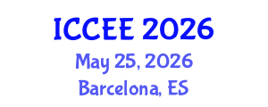 International Conference on Civil and Environmental Engineering (ICCEE) May 25, 2026 - Barcelona, Spain International Conference on Civil and Environmental Engineering (ICCEE) May 25, 2026 - Barcelona, Spain