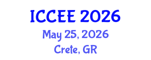 International Conference on Civil and Environmental Engineering (ICCEE) May 25, 2026 - Crete, Greece International Conference on Civil and Environmental Engineering (ICCEE) May 25, 2026 - Crete, Greece