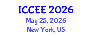 International Conference on Civil and Environmental Engineering (ICCEE) May 25, 2026 - New York, United States International Conference on Civil and Environmental Engineering (ICCEE) May 25, 2026 - New York, United States
