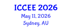 International Conference on Civil and Environmental Engineering (ICCEE) May 11, 2026 - Sydney, Australia International Conference on Civil and Environmental Engineering (ICCEE) May 11, 2026 - Sydney, Australia