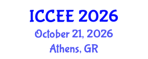 International Conference on Civil and Environmental Engineering (ICCEE) October 21, 2026 - Athens, Greece International Conference on Civil and Environmental Engineering (ICCEE) October 21, 2026 - Athens, Greece