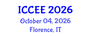 International Conference on Civil and Environmental Engineering (ICCEE) October 04, 2026 - Florence, Italy International Conference on Civil and Environmental Engineering (ICCEE) October 04, 2026 - Florence, Italy