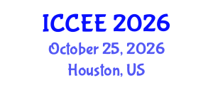 International Conference on Civil and Environmental Engineering (ICCEE) October 25, 2026 - Houston, United States International Conference on Civil and Environmental Engineering (ICCEE) October 25, 2026 - Houston, United States