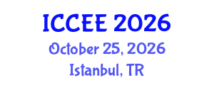 International Conference on Civil and Environmental Engineering (ICCEE) October 25, 2026 - Istanbul, Turkey