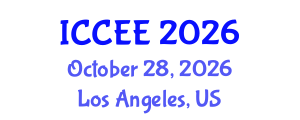 International Conference on Civil and Environmental Engineering (ICCEE) October 28, 2026 - Los Angeles, United States International Conference on Civil and Environmental Engineering (ICCEE) October 28, 2026 - Los Angeles, United States