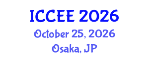 International Conference on Civil and Environmental Engineering (ICCEE) October 25, 2026 - Osaka, Japan