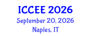 International Conference on Civil and Environmental Engineering (ICCEE) September 20, 2026 - Naples, Italy International Conference on Civil and Environmental Engineering (ICCEE) September 20, 2026 - Naples, Italy