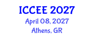 International Conference on Civil and Environmental Engineering (ICCEE) April 08, 2027 - Athens, Greece International Conference on Civil and Environmental Engineering (ICCEE) April 08, 2027 - Athens, Greece