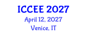 International Conference on Civil and Environmental Engineering (ICCEE) April 12, 2027 - Venice, Italy International Conference on Civil and Environmental Engineering (ICCEE) April 12, 2027 - Venice, Italy