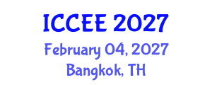 International Conference on Civil and Environmental Engineering (ICCEE) February 04, 2027 - Bangkok, Thailand